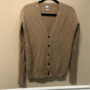 Vintage Jacobsons Camel Hair Grandpa Sweater